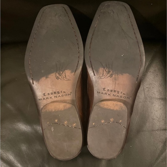 Lounge U Rock Men’s Brown Slip On  sz 9 - Picture 7 of 9